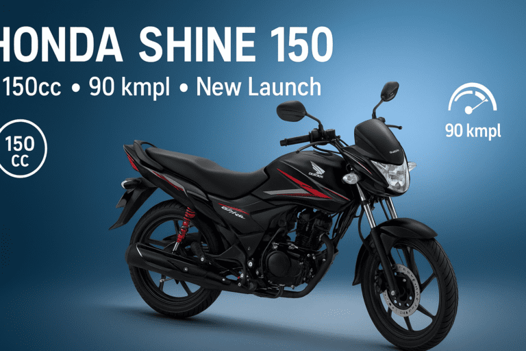 Honda Shine New 2025: 150cc Engine with 90 km Mileage at a Low Price
