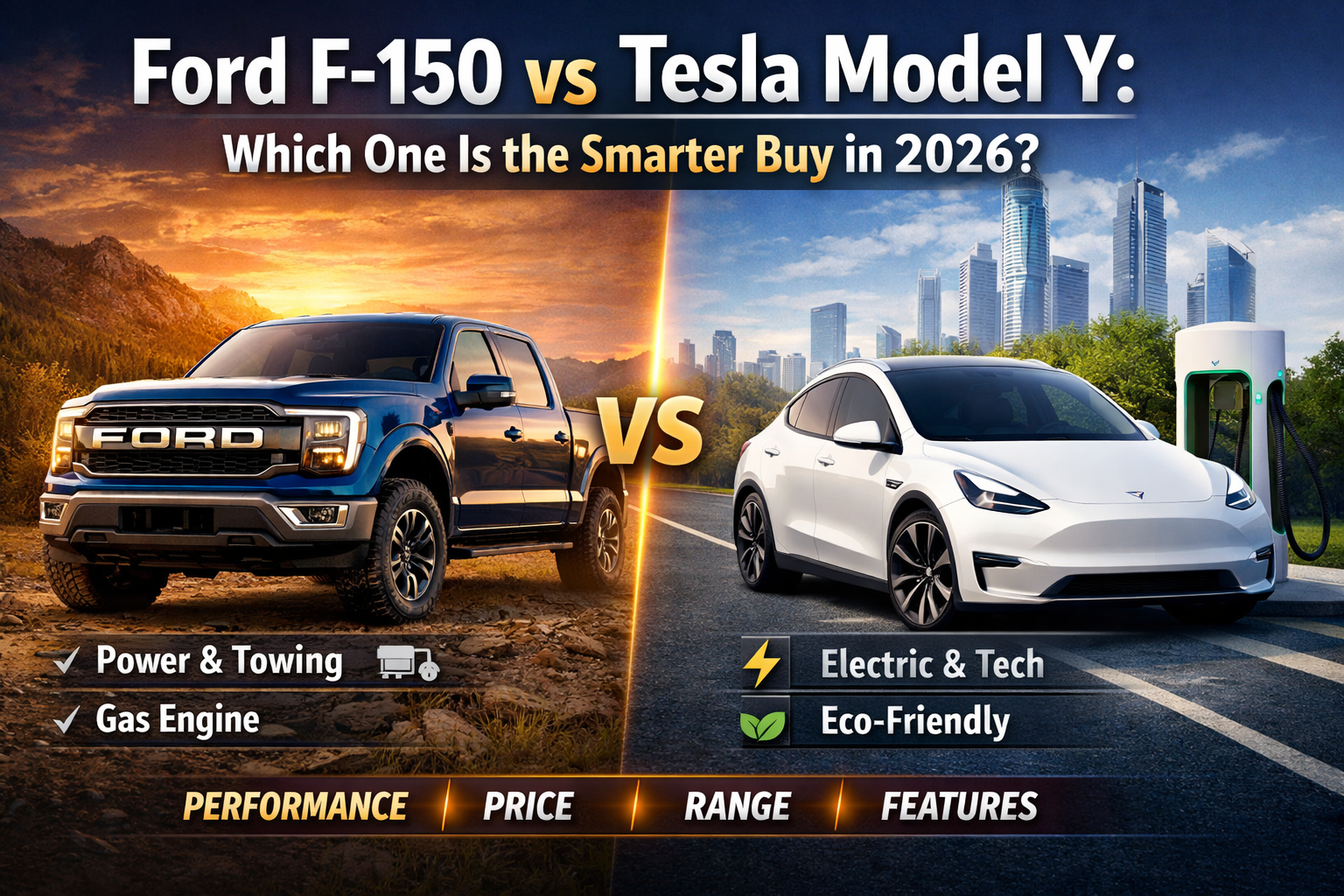 Ford F-150 vs Tesla Model Y