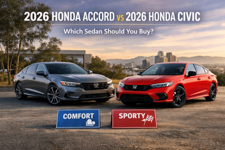 2026 Honda Accord vs 2026 Honda Civic