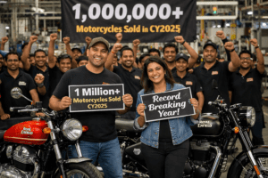 Royal Enfield Sells Record Million
