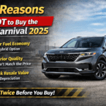 3 Reasons Not to Buy the Kia Carnival 2025