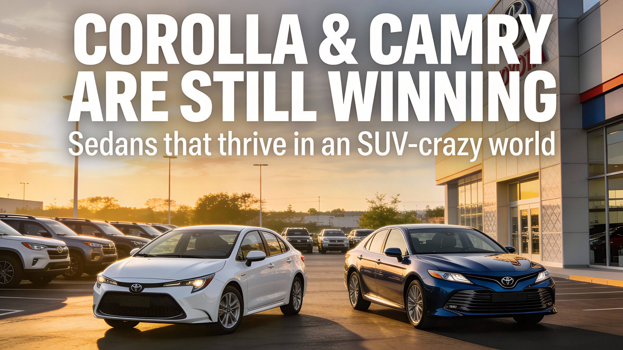 Toyota Corolla and Camry Are Still Selling Great in SUV Crazy